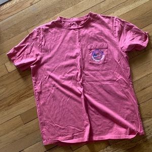 Vineyard Vines Shark T-shirt Nantucket Red Color